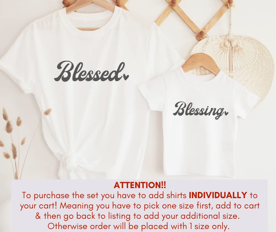 Handmade Mommy And Me Matching Shirts Set
