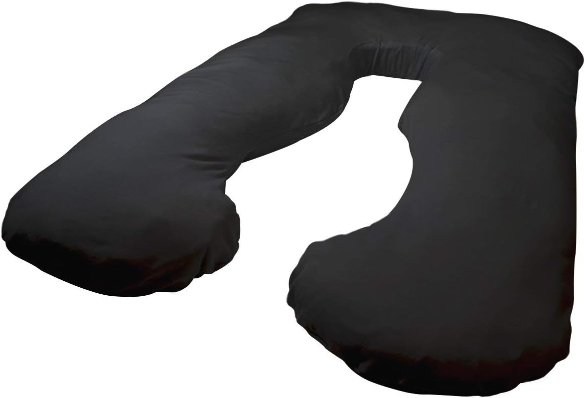 Betty Dain U-Shaped Pregnancy Pillowcase Replacement Black
