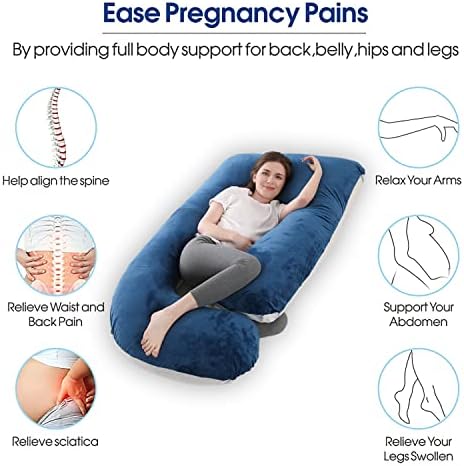 Cauzyart Pregnancy Pillow with U-Shape Design 1