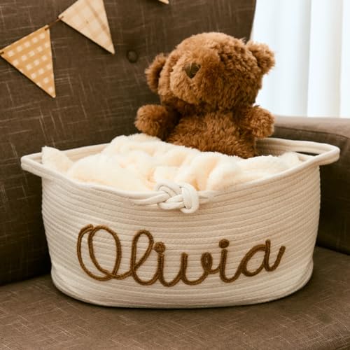 Personalized Diaper Caddy with Monogram