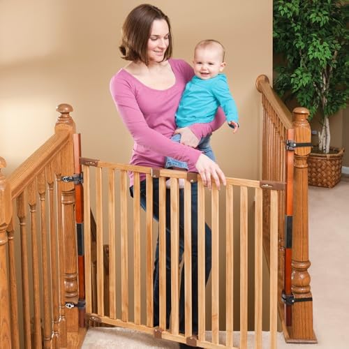Salcod 1 Pcs No Hole Banister Gate Mounting Kit