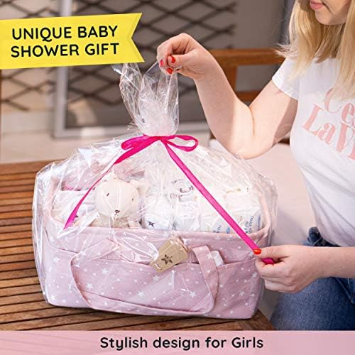StarHug Baby Diaper Caddy Organizer - Pink 1