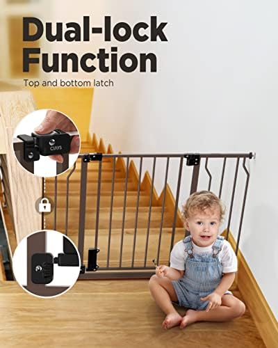 Ciays Baby Gate for Stairs Doorways and House 1