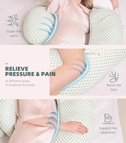 Oternal Pregnancy Pillow with Adjustable Cover