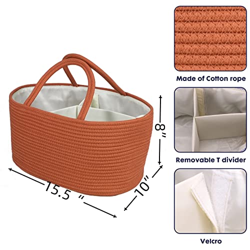 Large Baby Diaper Caddy Organizer for Nursery Storage