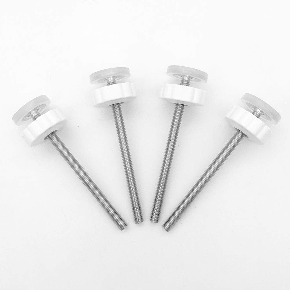 Vmaisi 8MM Spindle Rods 4 Pack - Pressure Mount Baby Gate Hardware Kit