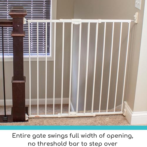 Toddleroo by North States Baby Gate 36 Tall Warm White