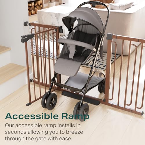 Cumbor Extra Wide Baby Gate for Stairs and Doors