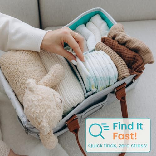 HOME FOR EACH Baby Diaper Caddy With Lid Organizer 1