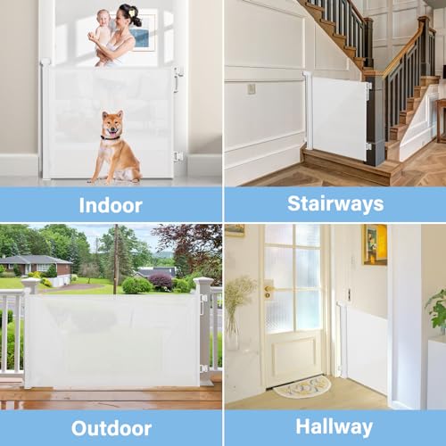 PRObebi Retractable Baby Pet Gate - 54 Wide 34 Tall