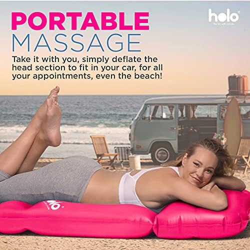HOLO Original Inflatable Pregnancy Pillow - Full Body Support Pink