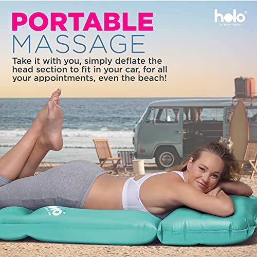 HOLO Inflatable Pregnancy Pillow - Full Body Maternity Support Mint