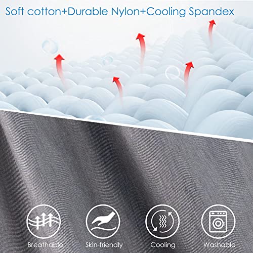 QUEEN ROSE Cooling Maternity Pillow with Silky Cover