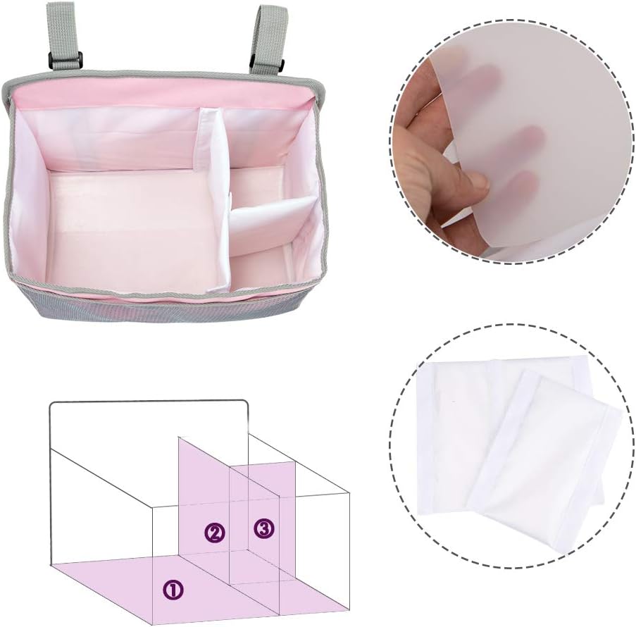 MOMIGO Baby Diaper Caddy Bag Stacker Organizer