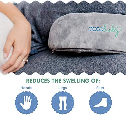 OCCObaby Pregnancy Wedge Pillow for Belly Support and Comfort