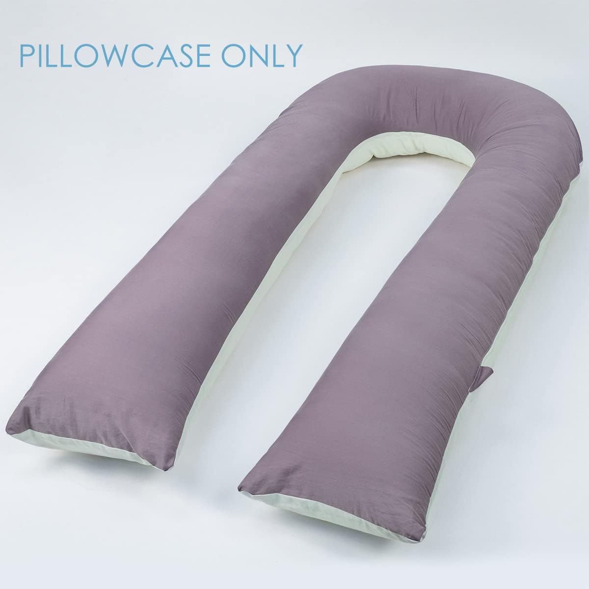 QUEEN ROSE Pregnancy U Shaped Body Pillow Replacement Cover 65 Inch