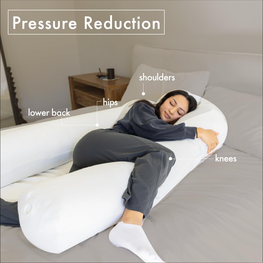 Plufl Hugl Cooling Body Pillow for Adults