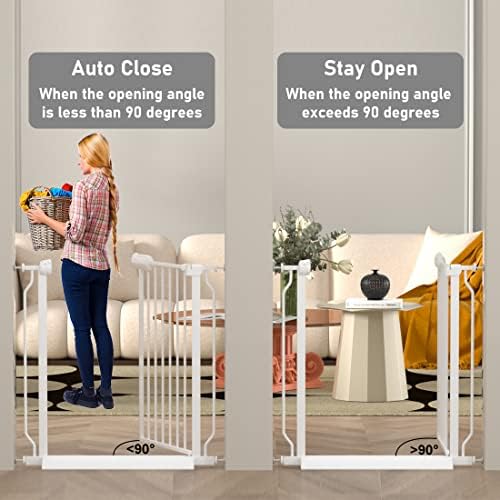 Fairy Baby Pressure Mount Safety Gate - Extra Wide 62-67 Inch