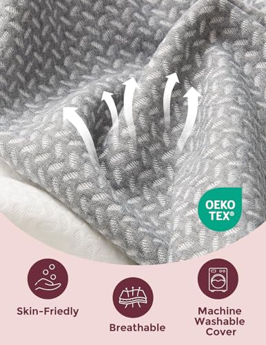 Momcozy Adjustable Pregnancy Pillow with W Shape