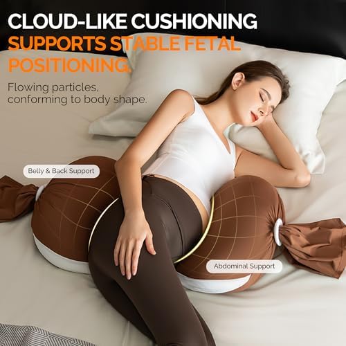 Fogkiss Pregnancy Pillow Adjustable Support for Comfort