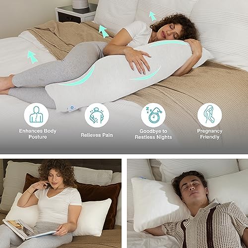 Pharmedoc Bear Hug Body Pillow for Pregnancy and Side Sleep 1