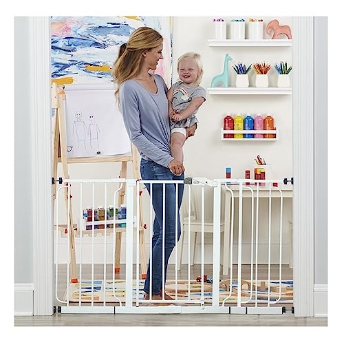 Regalo 56 Inch Extra WideSpan Baby Gate White