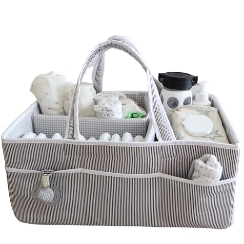Lily Miles Extra Large Diaper Caddy Organizer - Boys and Girls Gift