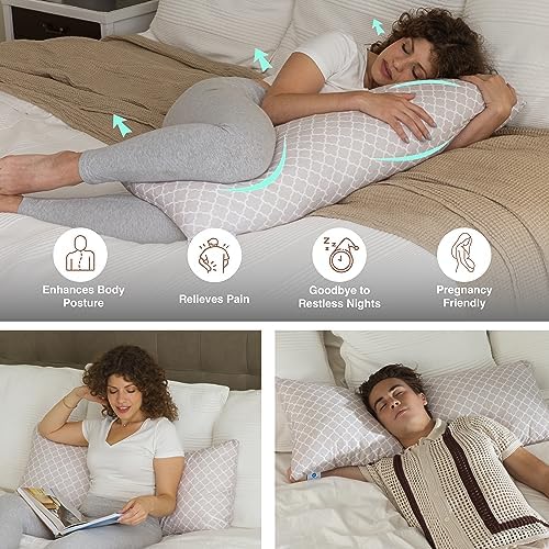Pharmedoc Bear Hug Body Pillow for Comfort and Support