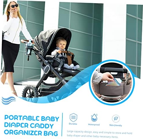 Kisangel Diaper Organizer Bag with Comfortable Handle
