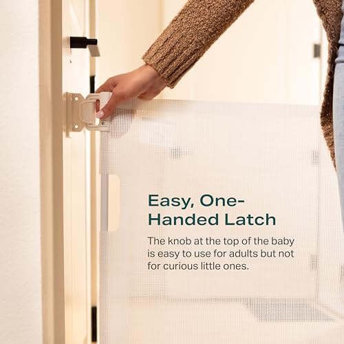 Cumbor 2 Pack Retractable Baby Gates White