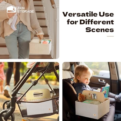 ZenStorage 2Pack Baby Caddy Organizer for Essentials