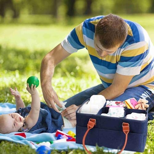 Baby Diaper Caddy Organizer Large Portable