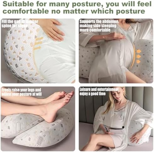 Anfrandce Pregnancy Pillow for Better Sleep and Support