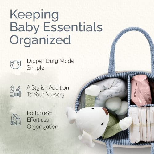KiddyCare Diaper Caddy Organizer Cart for Nursery