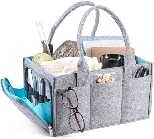 DOAEZ Baby Diaper Organizer Portable Storage Box 1