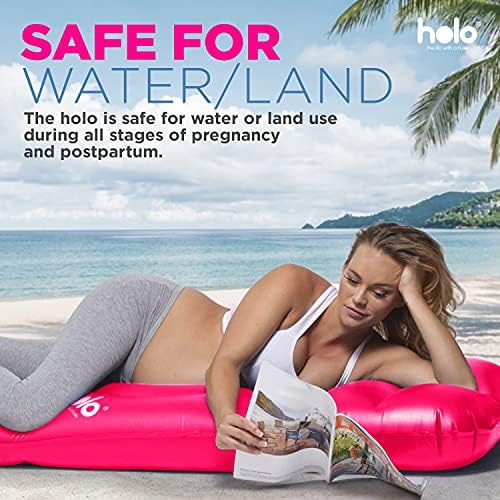 HOLO Original Inflatable Pregnancy Pillow - Full Body Support Pink