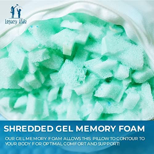 Legacy Kids Cooling Gel Memory Foam Pregnancy Pillow
