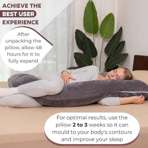 G-Shaped Pregnancy Pillow with 2 Removable Covers 1