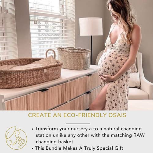BEBE BASK Premium Diaper Caddy Organizer - Rosa