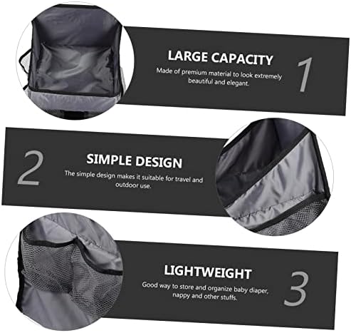 LIFKOME Multi Compartment Diaper Bag Tote Organizer