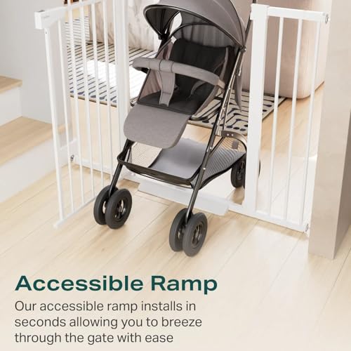 Cumbor Extra Tall 36 Baby Gate for Stairs and Entryways
