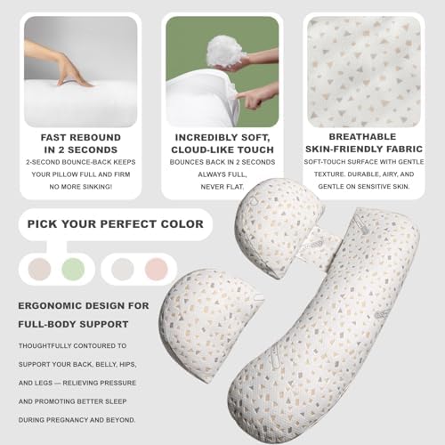 YZCCtixi Pregnancy Pillow - Full Body Maternity Support