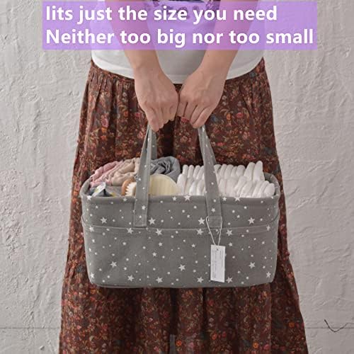 QiANBiRD Large Foldable Diaper Caddy Organizer 1