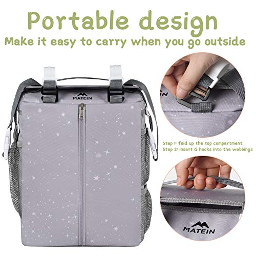 MATEIN Hanging Diaper Caddy - Durable Portable Organized