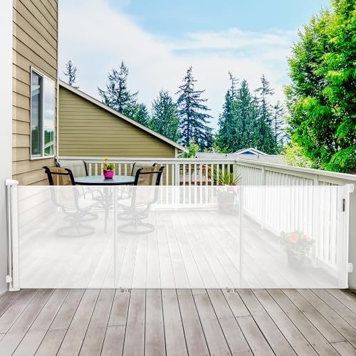 Uamector 138 Inch Extra Wide Retractable Baby Gate