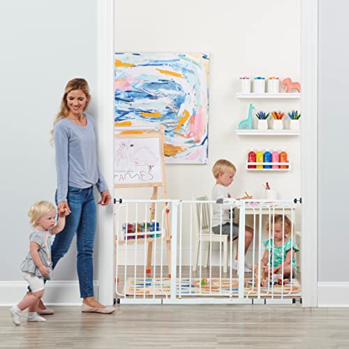 Regalo 56 Inch Extra WideSpan Baby Gate White