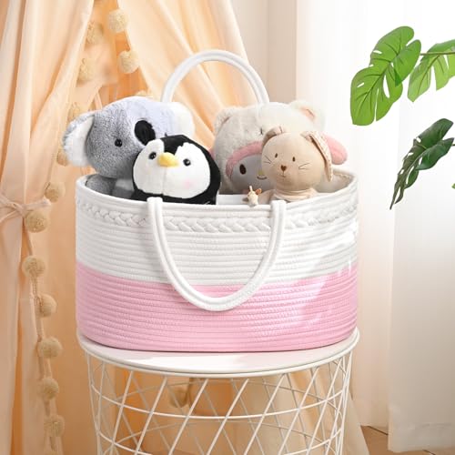 Baby Diaper Caddy Organizer with Removable Divider