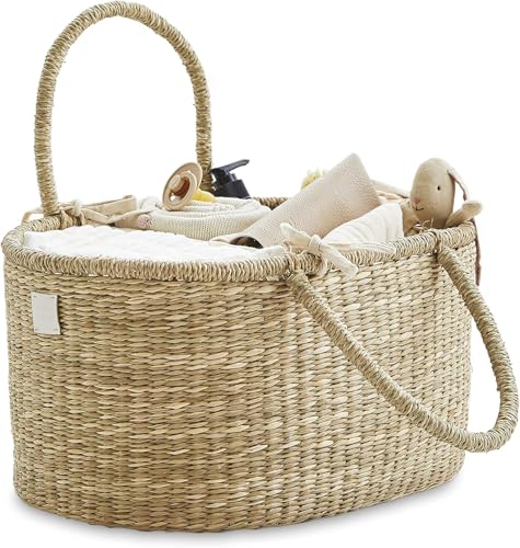 BEBE BASK Premium Diaper Caddy Organizer - Rosa