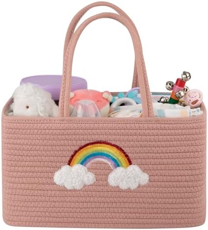 OIAHOMY Large Baby Diaper Caddy Organizer with Handles