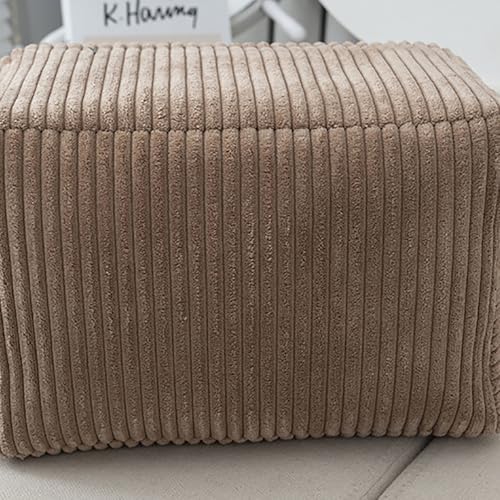 MOMIGO Baby Diaper Caddy Organizer - Foldable 3 Compartment Nursery Storage Basket Brown